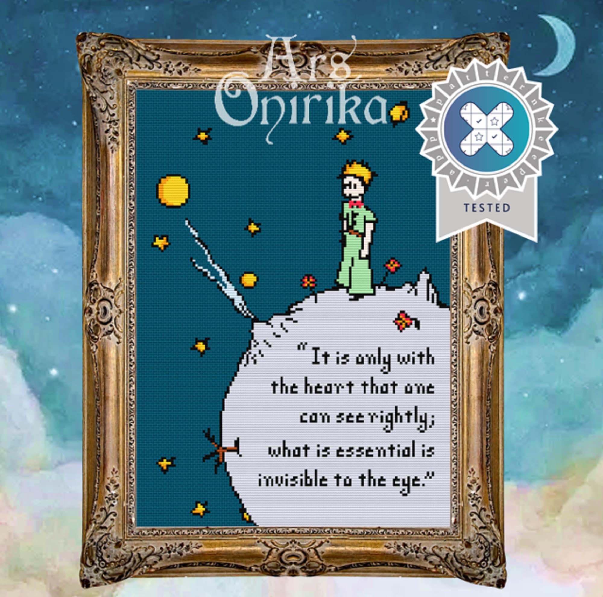 The Little Prince - Cross Stitch Pattern - EASY LEVEL