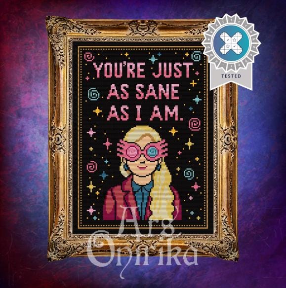 Luna Magic School - Cross Stitch Pattern (PDF) - EASY LEVEL