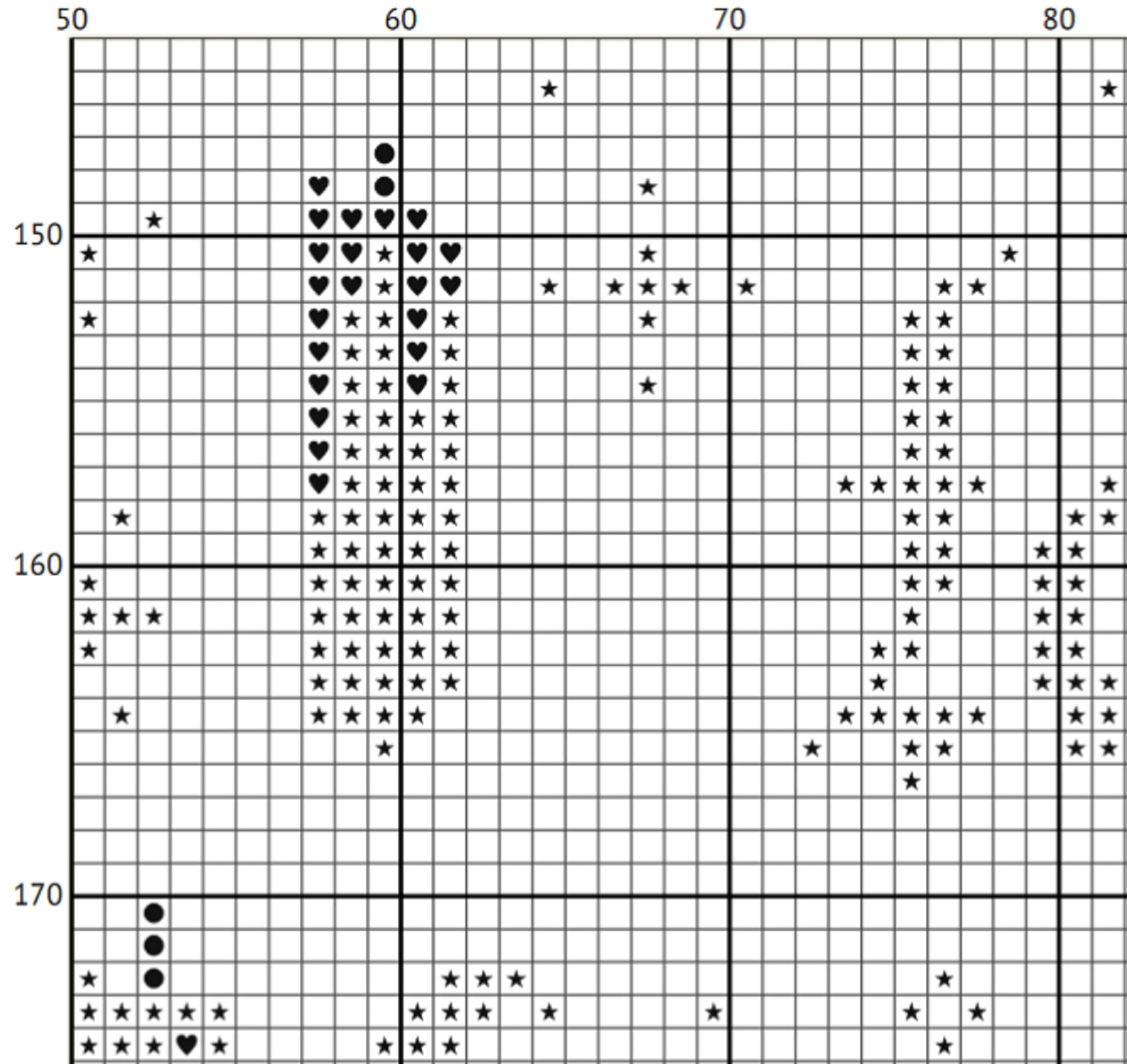 Magic Erised Mirror Wizard Quote Cross Stitch Pattern (PDF) - INTERMEDIATE LEVEL