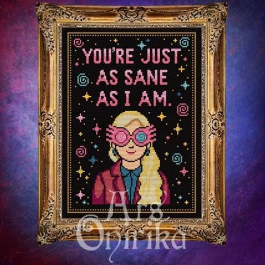 Luna Magic School - Cross Stitch Pattern (PDF) - EASY LEVEL